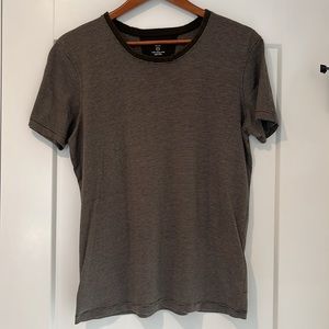 🍋5/$25 Daniel Buchler Brown Striped Tee